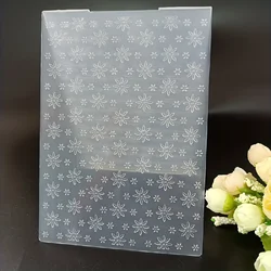 1Small Flower Embossing Folder for Piece Craft Template Mold Card MakingDIYPlastic Scrapbook Album Plastic Embossing Folder Deco