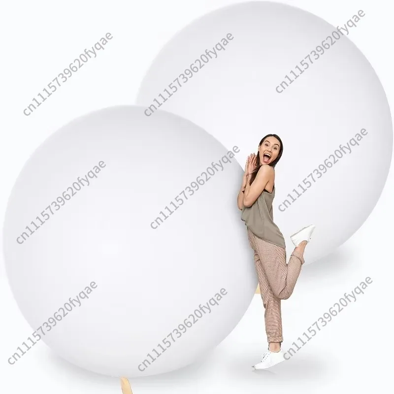 2 pcs 72-Inch Giant Latex Round Balloons Large Balloons Birthday Party Wedding Engagement Decorations Colorful