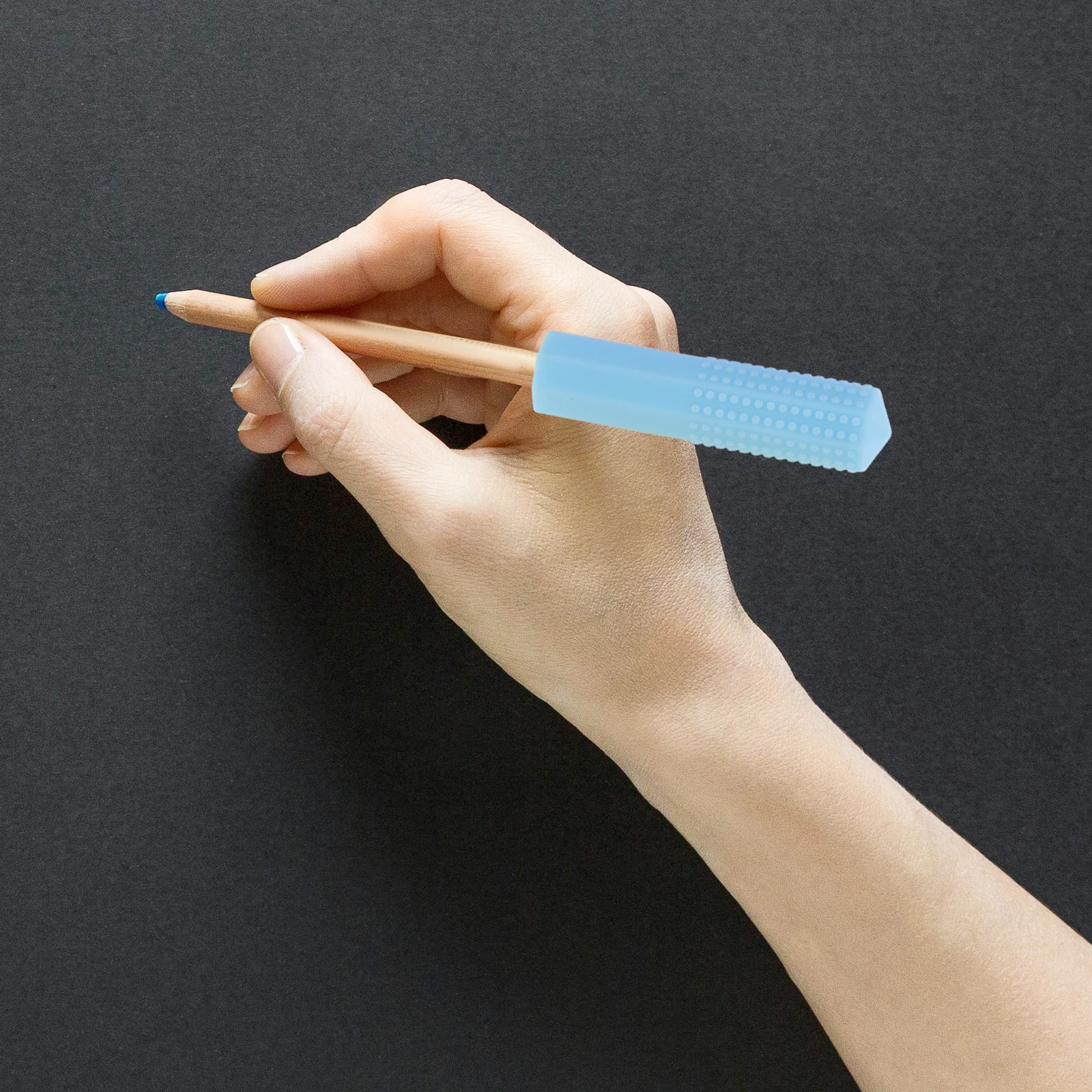 

8pcs Pen Cap Kids Sensory Tools Chewable Silicone Vibrant Colors Textured Design Fits Writing