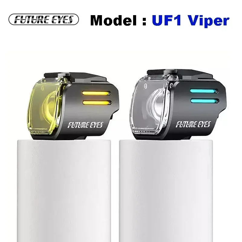 Future Eyes UF1 Viper Motorcycle Tangent Light Super Bright Spotlight Aluminum Motor Auxiliary Headlight Fog Lights Hi/Lo Beam