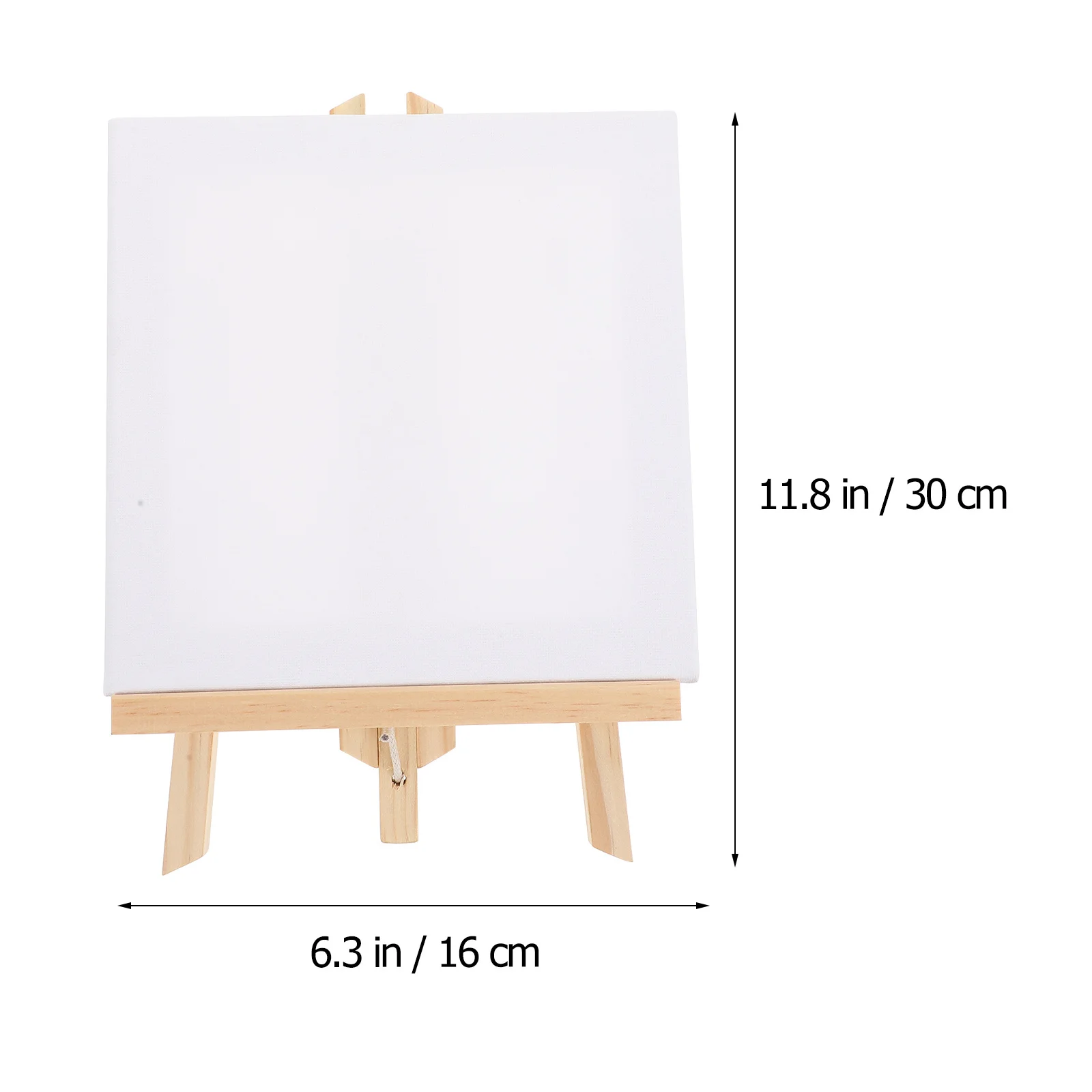 

1 Set Wooden Painting Easel Kit Durable Multi-Functional Mini Stand For Outdoor Indoor Use Wood Art Frame Sketching Display