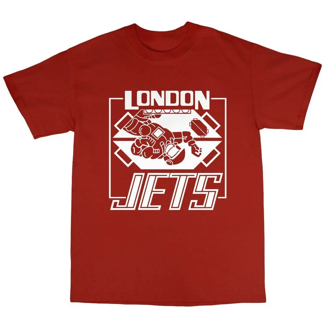 Camiseta London Jets para hombre, prenda de vestir de manga corta, 100% algodón Premium, inspirado en enano rojo, Lister, Rimmer