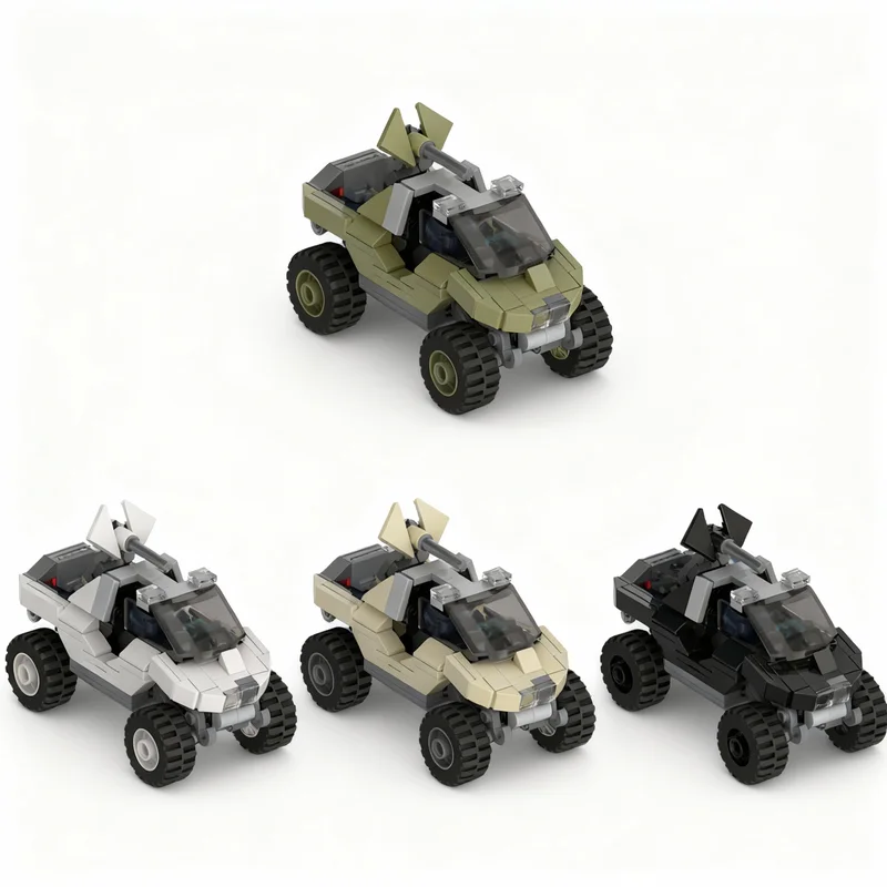 378pcs MOC Space Warthog Speed - Art And Craft Rocket review and price