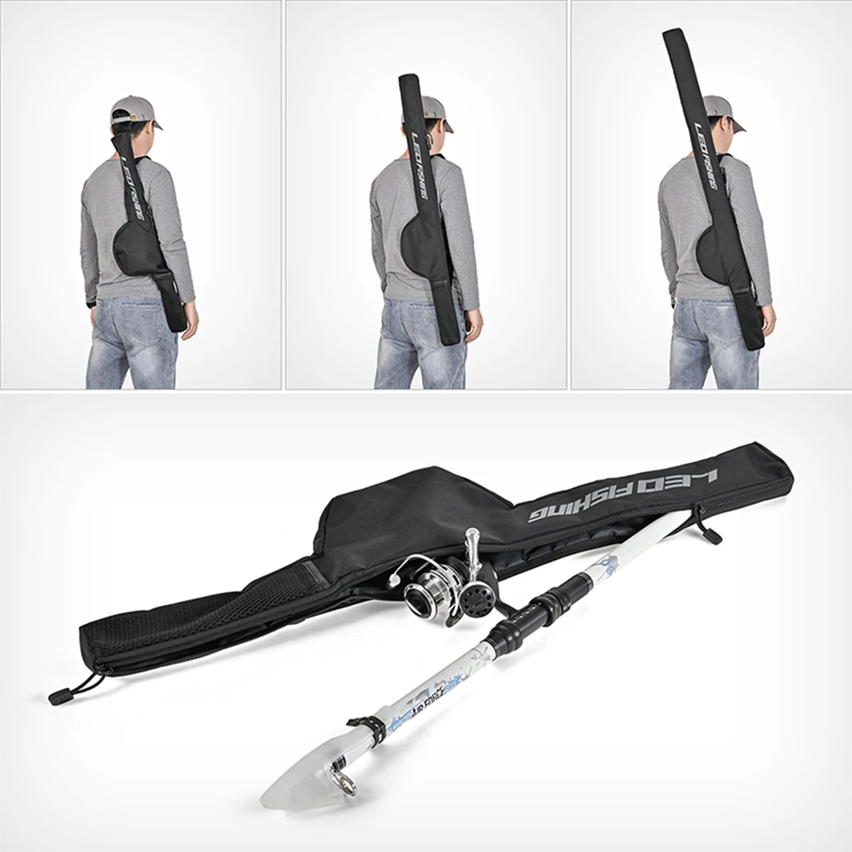 Durable Portable Fishing Rod Bag - Protect Your Tackle and Gear with This Convenient Storage Solution