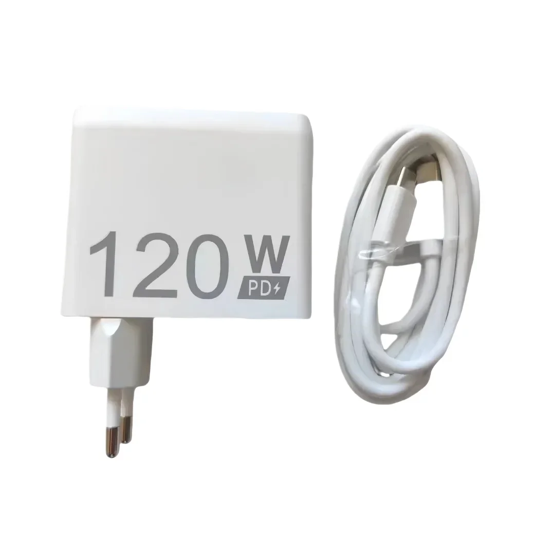 Original Essential Charger 120W Set for 8849 Unihertz Tank 3 /3 Pro: EU Plug Adapter & Type-C Cable