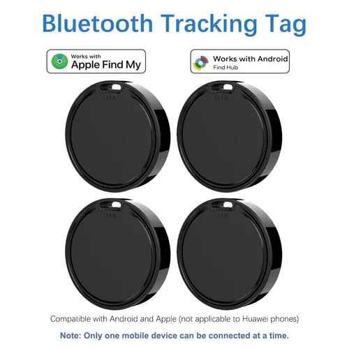 Etiqueta inteligente para Apple Find My o Google Find Hub rastreador Bluetooth ambos rastreador de ubicación Compatible con Android IOS para coches de mascotas
