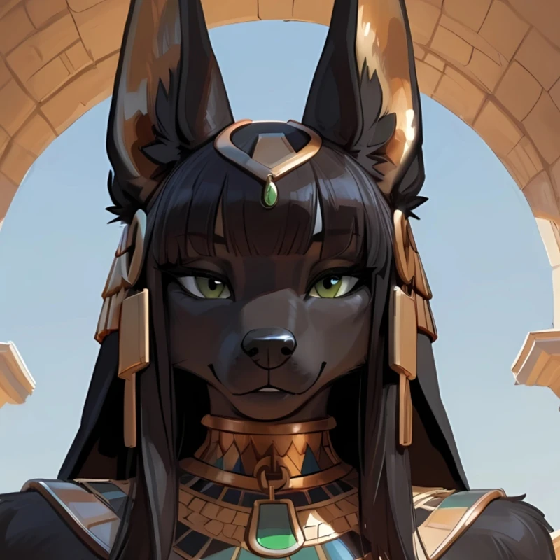 Dakimakura Anime Pillowcase Furry Anubis Double-sided Print Life-size Body Pillow Cover Bedding Gifts
