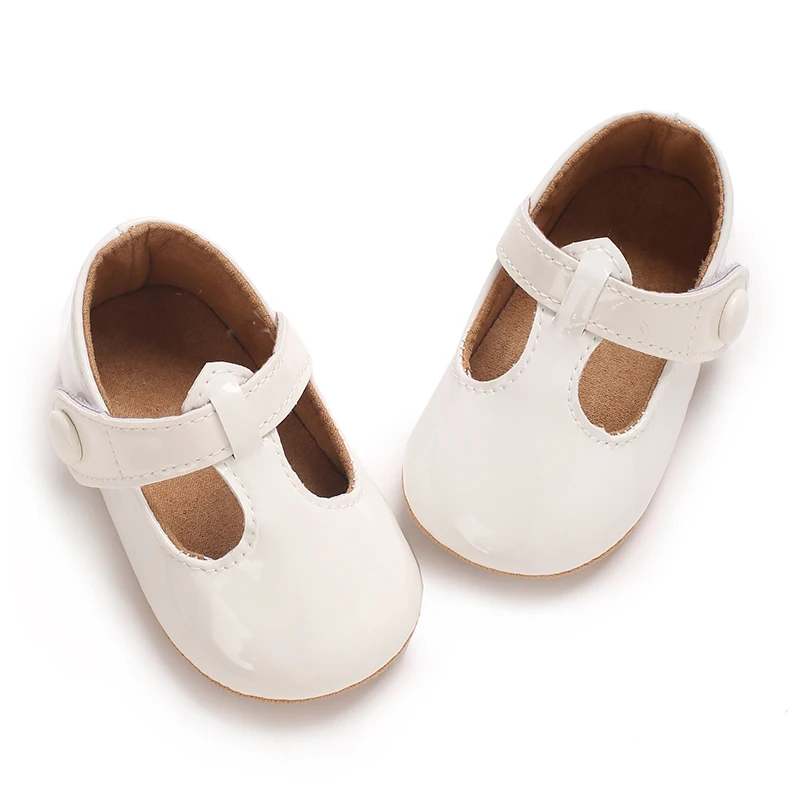 5-Farben neue 0-18mmonate rretr Mary Jane Frühling Babys chuhe Pu Neugeborene Mädchen Schuhe erste Wanderer Prinzessin Bowknot Baby Prewalke – Detail 8