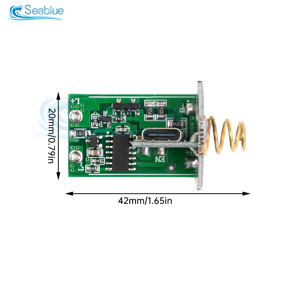 6-8.4V Dual Lithium Drive Board Flashlight Accessories Switch 3/5 Modes PCB Circuit Board for 2X 18650 or 26650 Battery