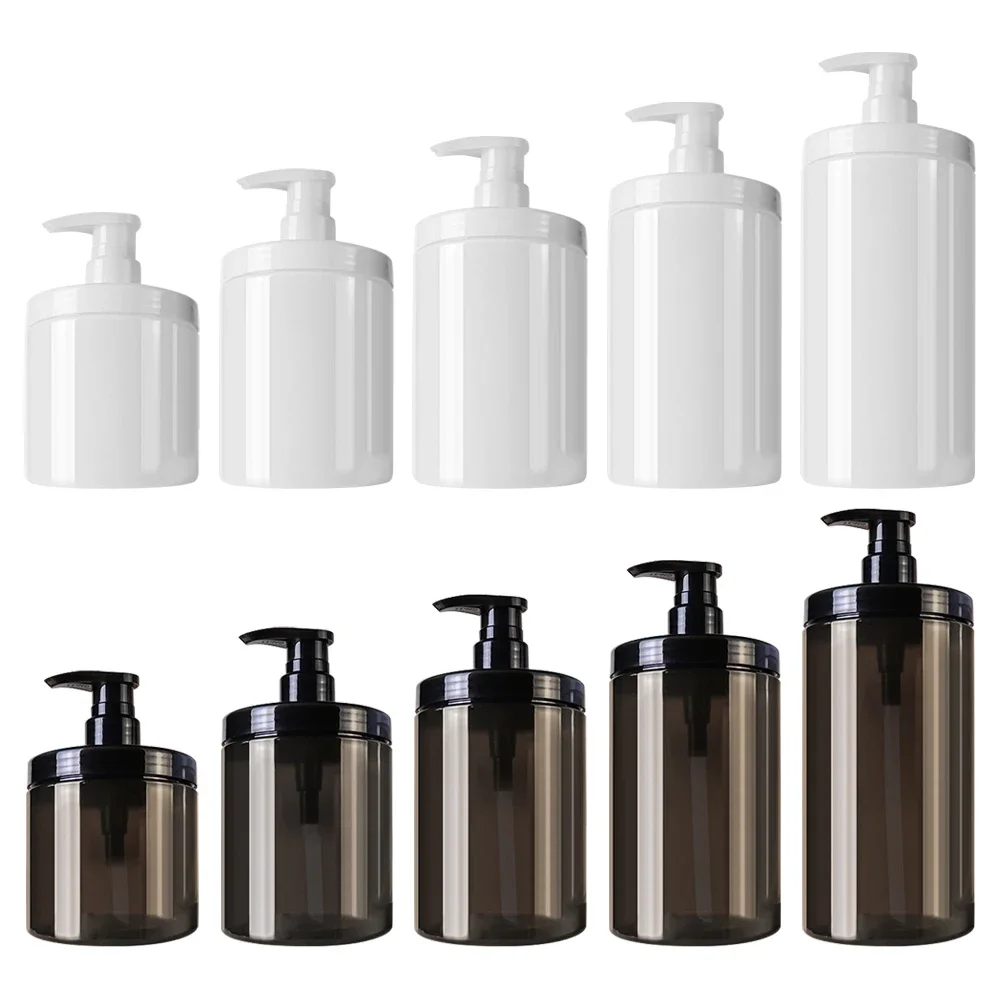 300/1200ML Plastic Pump Bottles Shampoo Conditioner Body Wash Dispenser Containers Refillable Lotion Bottles for Bathroom