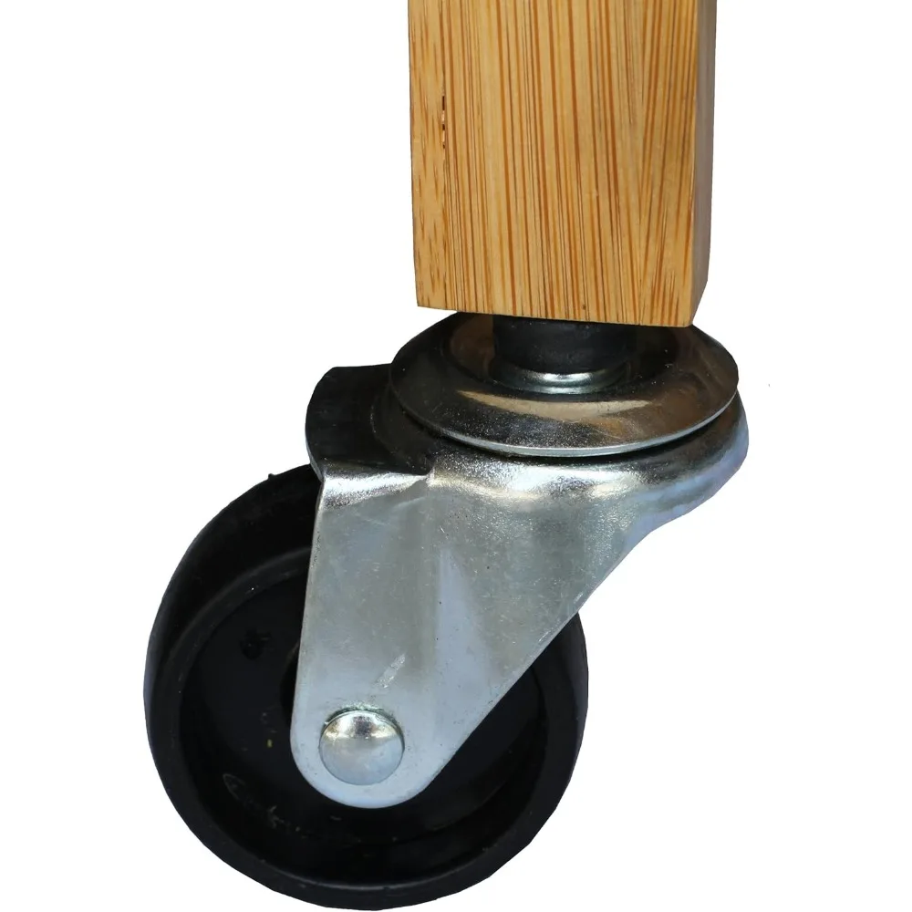 Design Group Carro de cocina de bambú, natural