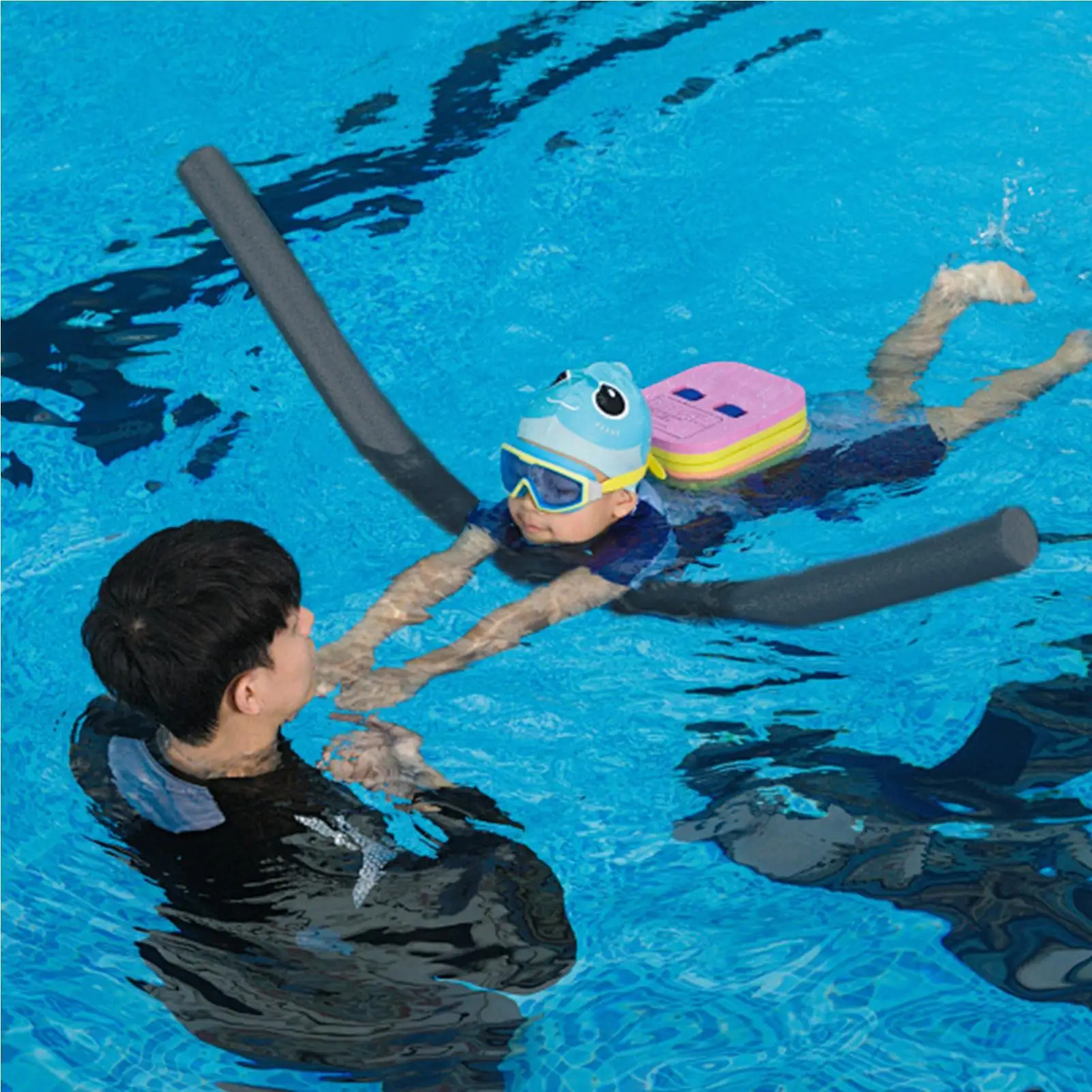 Pool Noodles Foam Floating Swimming Noodle Pool Toy Training Device Water Sports Exercise Aid Buoyancy Stick