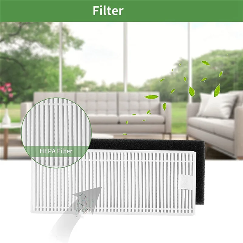 A44T 140-Pack Replacement Parts Accessories Kit For Eufy Robovac 11S 12 30C 15T 15C 35C Robotic Vacuum Cleaner 60 Filters