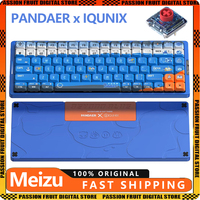 Meizu PANDAERxIQUNIX Mechanical Keyboard 3Mode Low Switch 2.4G BT Wireless Lightweight Alloy RGB Hot Swap PC Gaming Keyboard