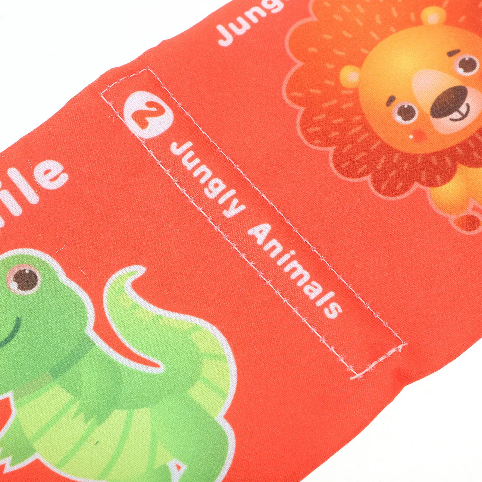 Libro de Tela 3D Portátil para Recién Nacidos, Reconocimiento de Animales, Libros de Tela Arrugada, Bebés de 0 a 6 Meses, Viajes, Educación Temprana