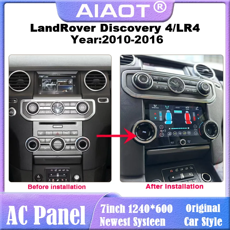 For Land Rover Discovery 4 LR4 2010-2016 Air Conditioning Climate Control LCD Screen HD Touch Stereo Display