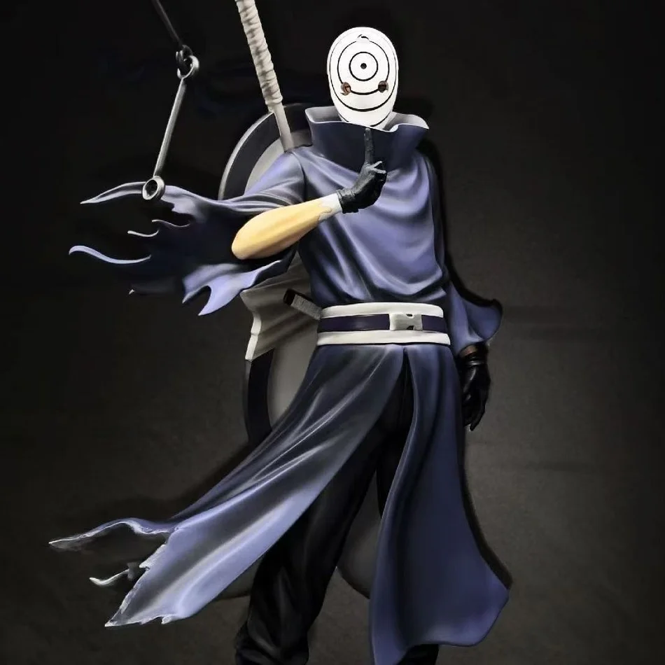 Naruto Anime Figuur Uchiha Obito Actiefiguren tweekoppige Standbeeld PVC Collectie Model Desktop Ornament Verjaardag Speelgoed Gift