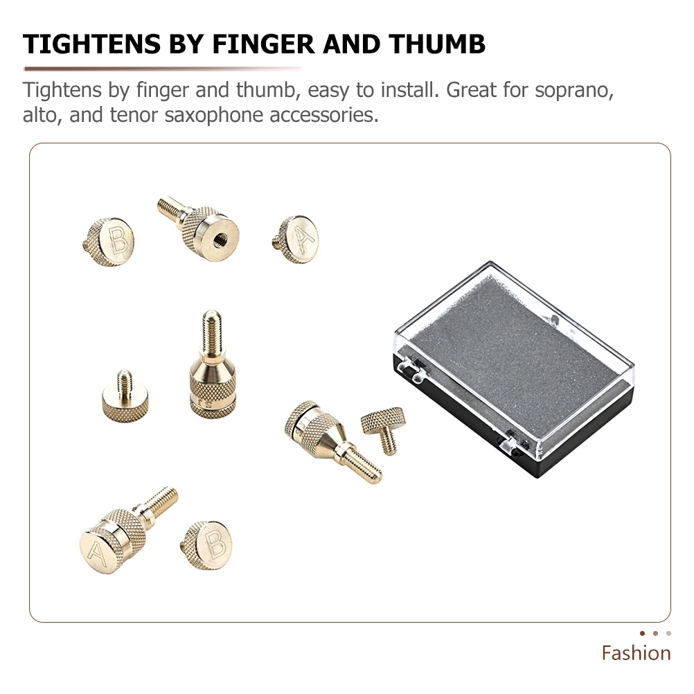 

Saxophone Neck Screw Steel Metal Musical Instrument Part Portable Durable Replacement Accessory Tightening Efficient Simple