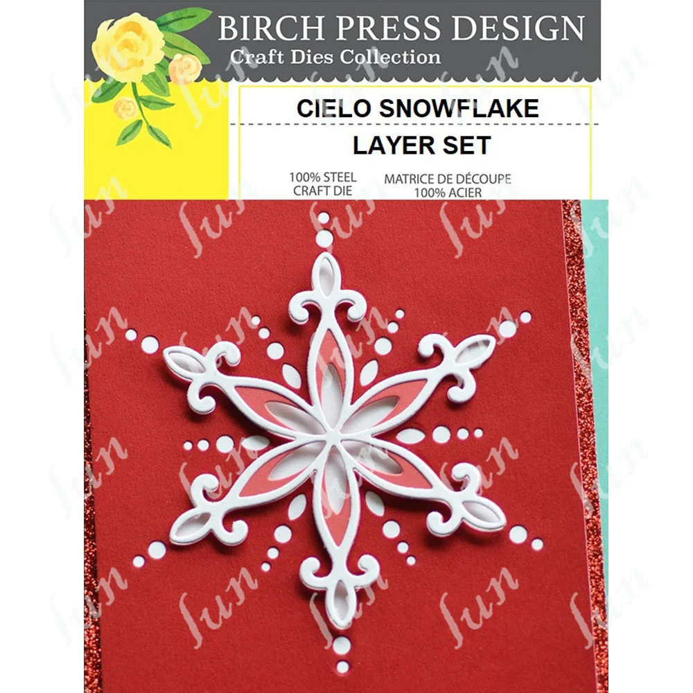 

2022 New Metal Cutting Dies Diy Molds Snowy Circle Layer Set Scrapbooking Paper Making Die Cuts Crafts Template Handmade Card