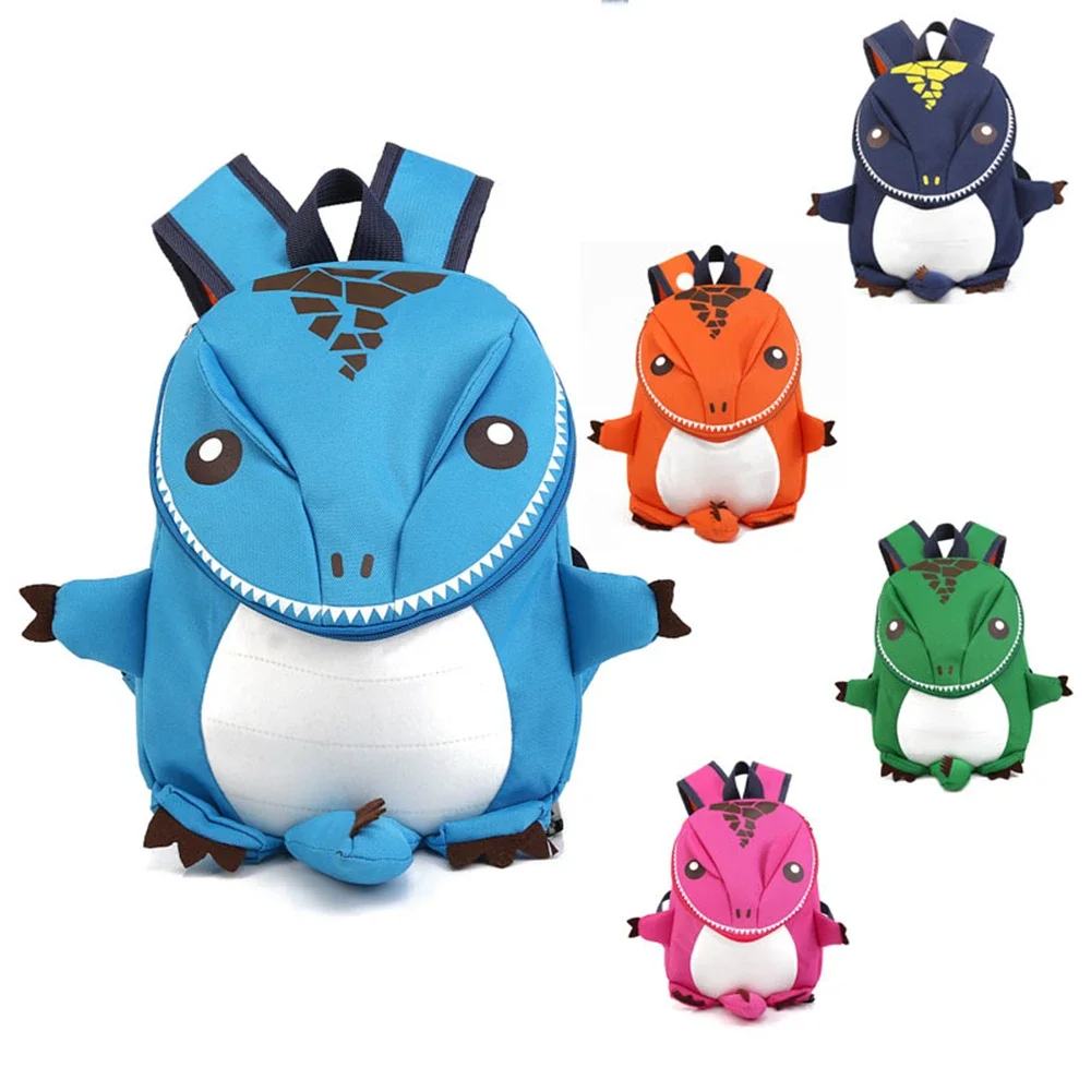 

Cute Cartoon Toddler Baby Harness Backpack Leash Safety Anti-lost Backpack Strap Walker Dinosaur kids Backpack