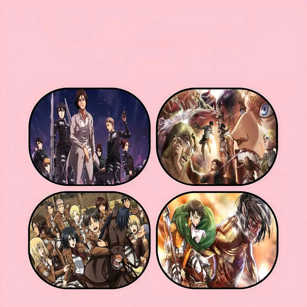 

TV series A-Attack on Titan 1 piece car window sunshade universal car foldable car sunshade anti-ultraviolet curtain side