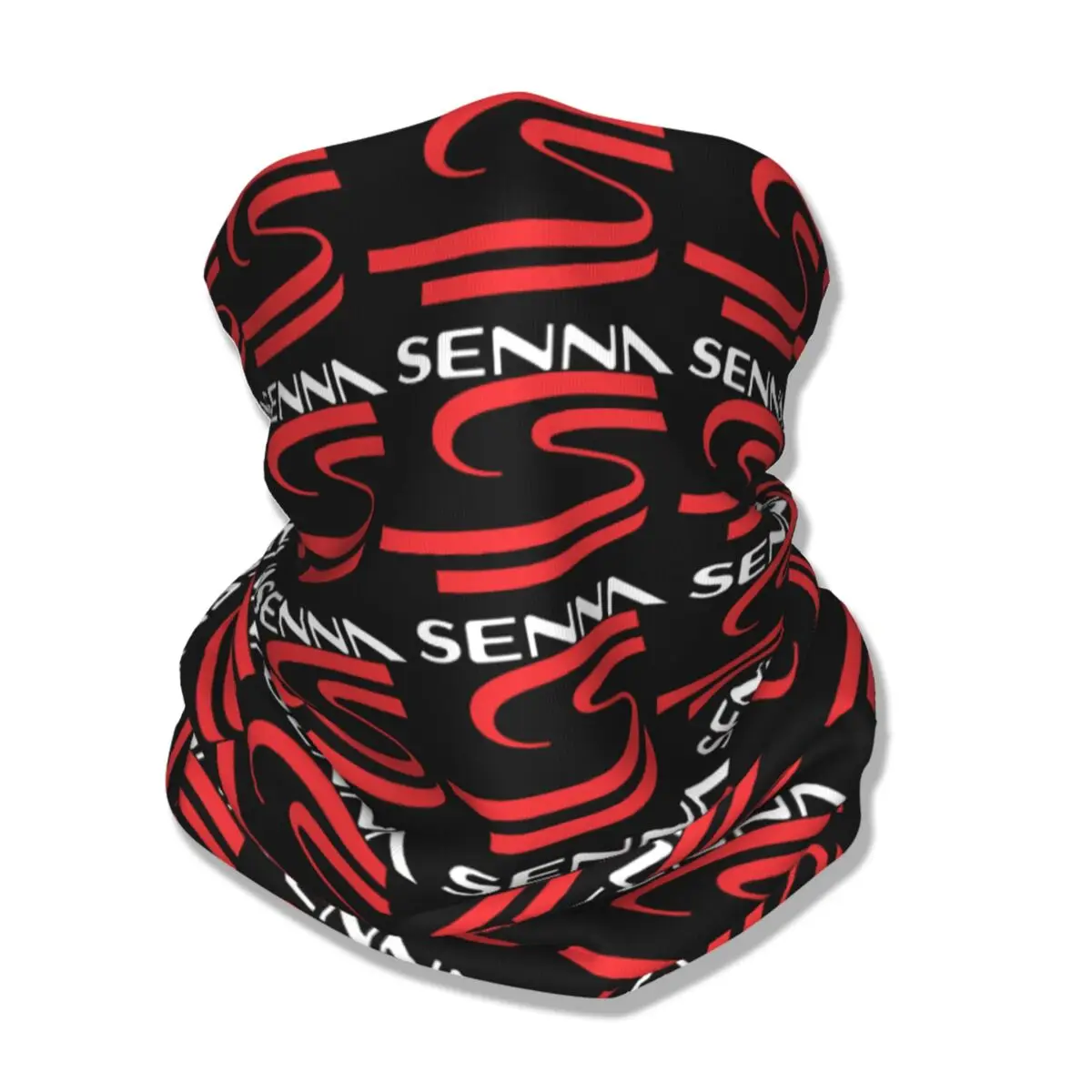 Ayrton Senna Bandana Neck Gaiter Printed Motocross Racing Face Scarf Warm Balaclava Outdoor Sports Unisex Adult Windproof