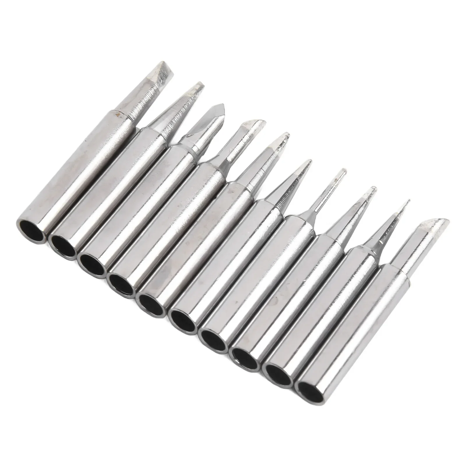 

10Pcs/set Soldering Iron Tips 900M-T Lead-Free Welding Head For 936 937 938 942 951 969 907 907-ESD 900M 900M-ESD 852 852D