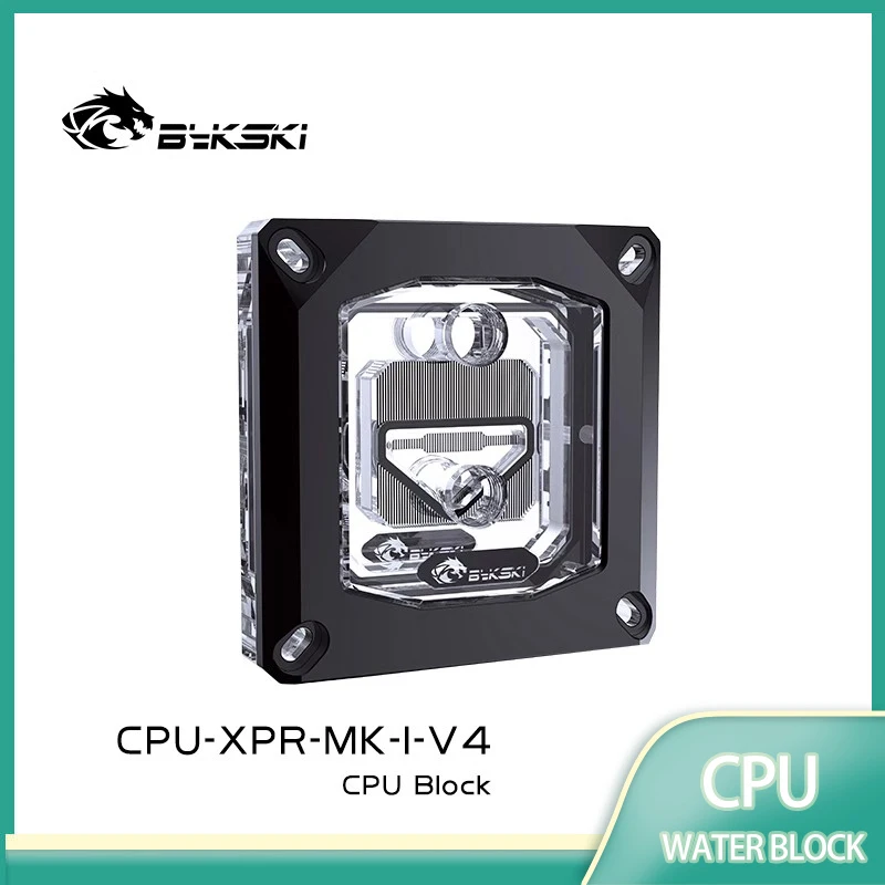 

Bykski CPU Water Cooling Block for INTEL LGA1150 1151 1155 1156 1200 1700 / 2011 /2066 Black Radiator RGB AURA / CPU-XPR-MK-I-V4
