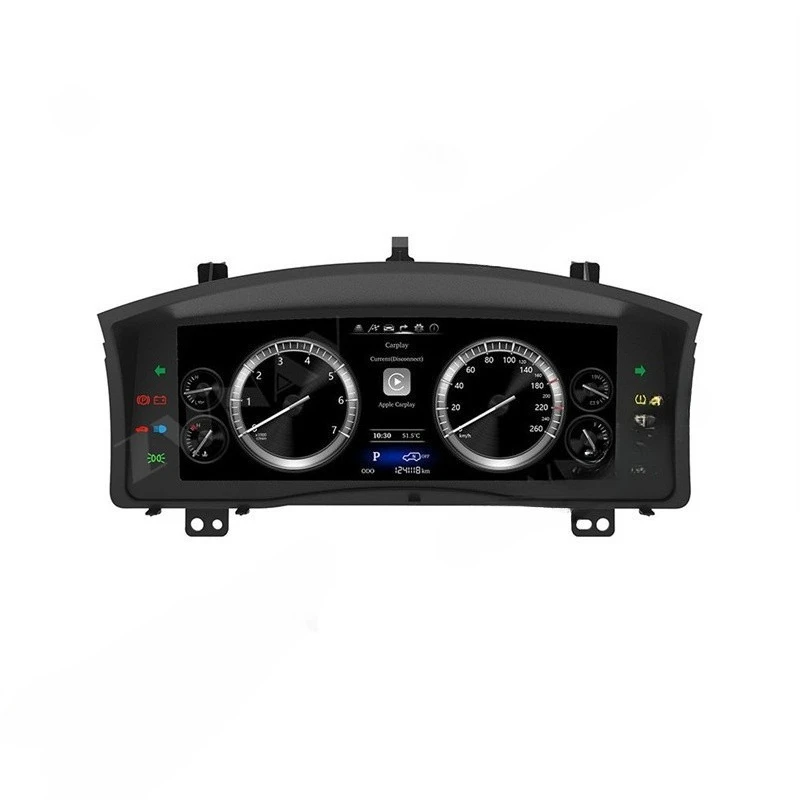 Suitable for 07-15 LX570 smart instrument assembly modified 12.3 inch full LCD high definition screen