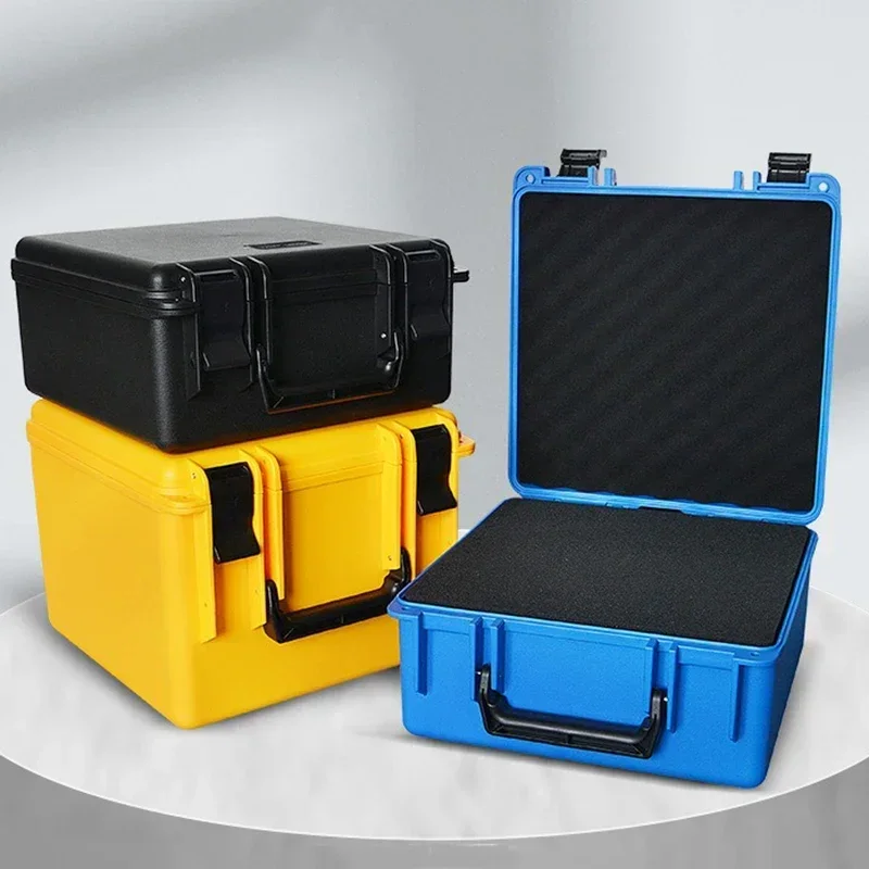 Plastic Toolbox Hard Case Large Tool Organizer Box Waterproof Multifunctional Safe Suitcase Parts Foam Tools Equipment Boxes