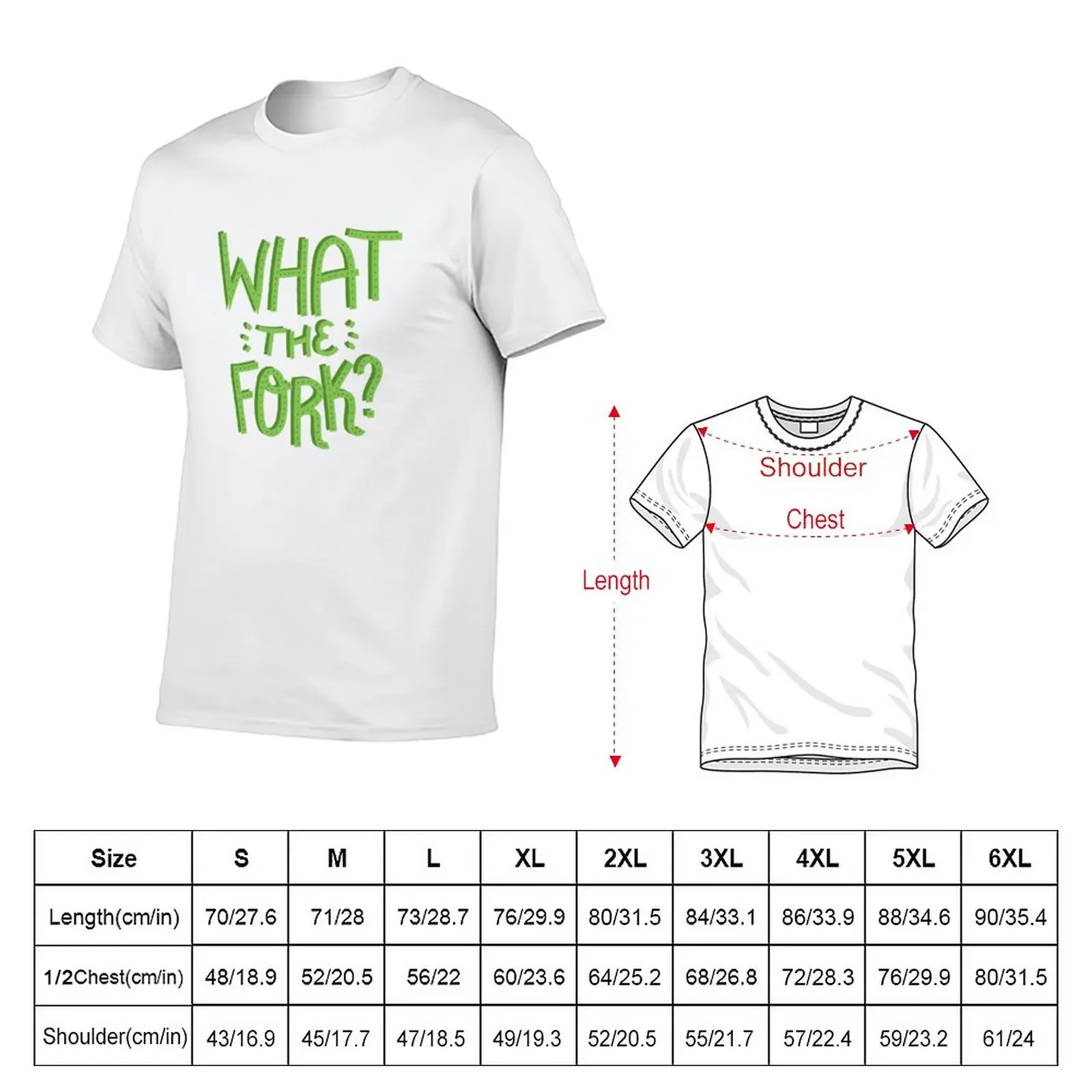 what the fork? (The Good Place) T-Shirt hippie clothes sweat boys whites mens plain t shirts