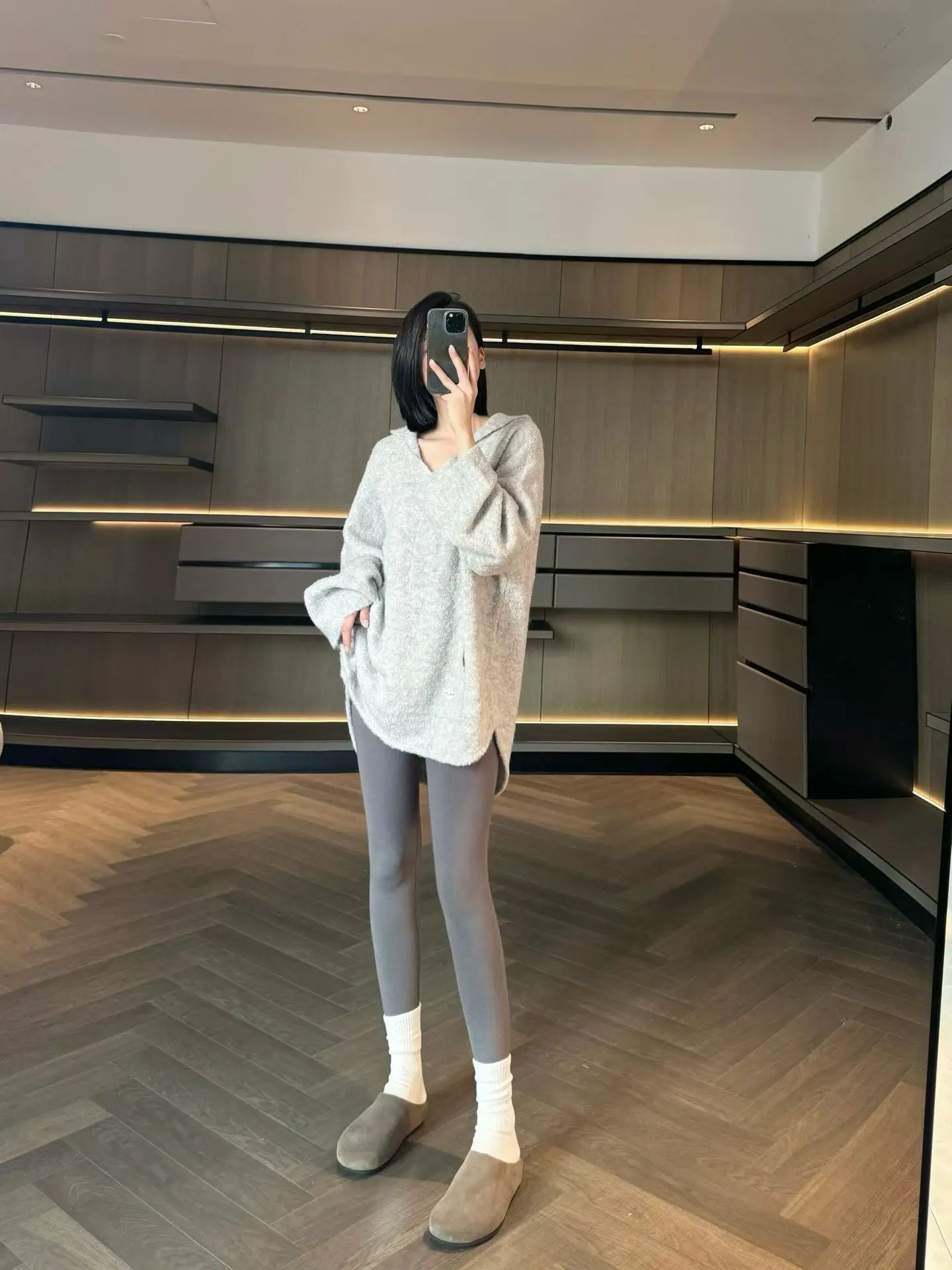 High Waist Thermal Yoga Pants Women's Bot Lifting Faionable Versatile Slimming Base Layer Pants Camouflage Zipper Design...