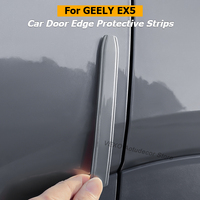 For Geely Galaxy E5 EX5 2025 2026 4Pcs Car Door Edge Protector Rubber Door Anti-Collision Strips Scratchproof Guards Stickers