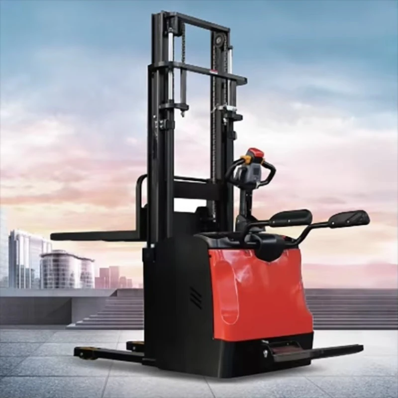 Hotels Use 1.5t 2t Walking Type 1.5M Lift Height Forklift Electric Pallet Stacker for Sale
