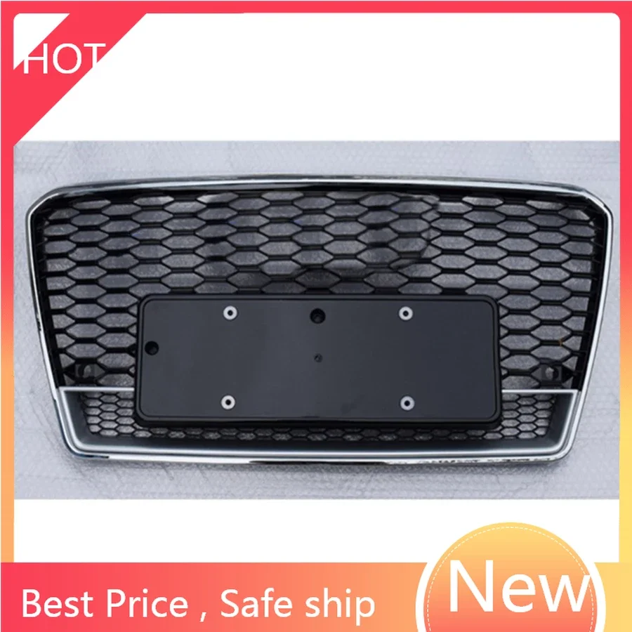 

RS7 style front sports hexagonal mesh honeycomb cover grille for Audi A7/S7 2009-2015 auto parts fast ship