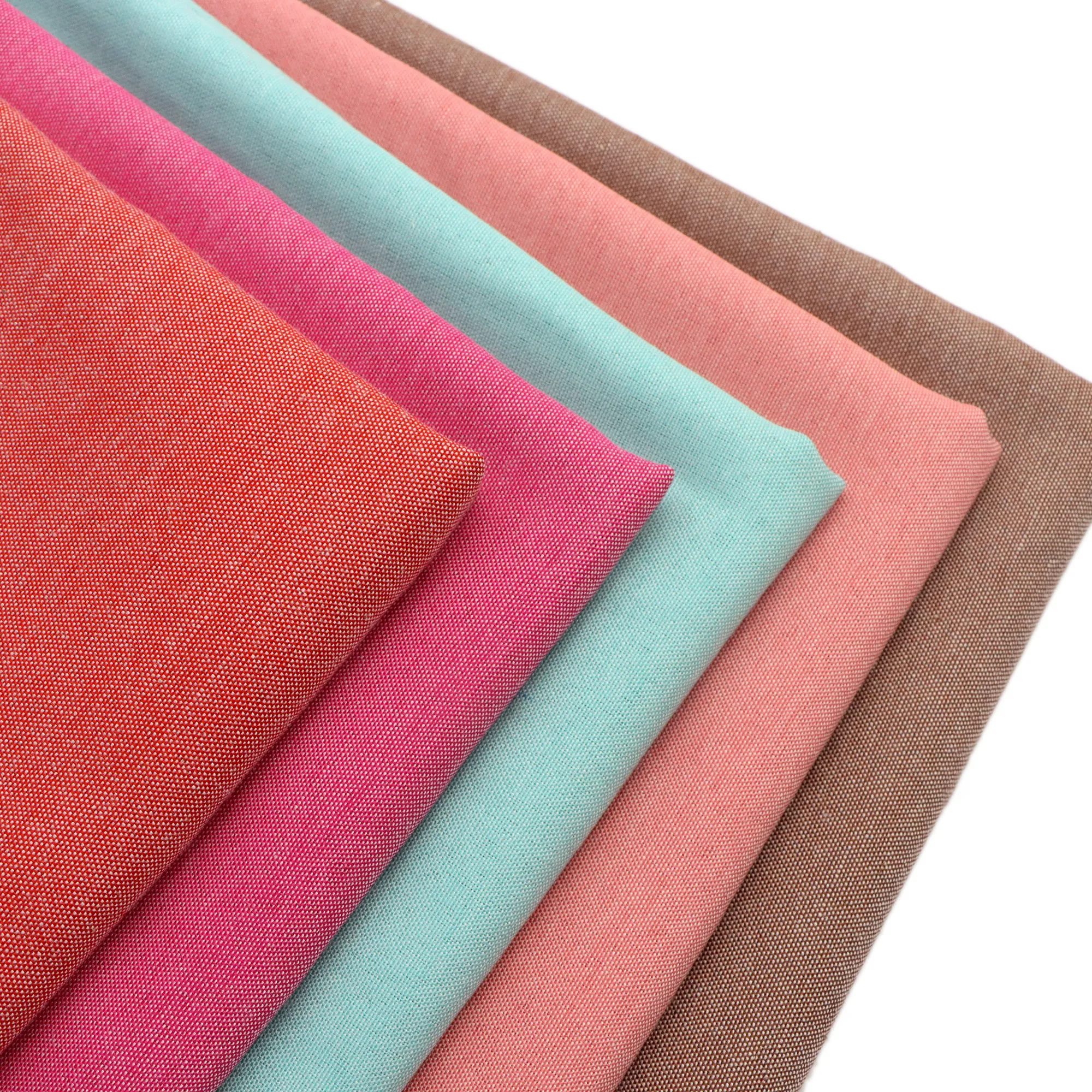 

1pc Plain Solid Color Denim Fabric Patchwork ,56.29x19.68inch Precut Polyester Fabric,Vibrant Rainbow Colors,Perfect for Quiltin