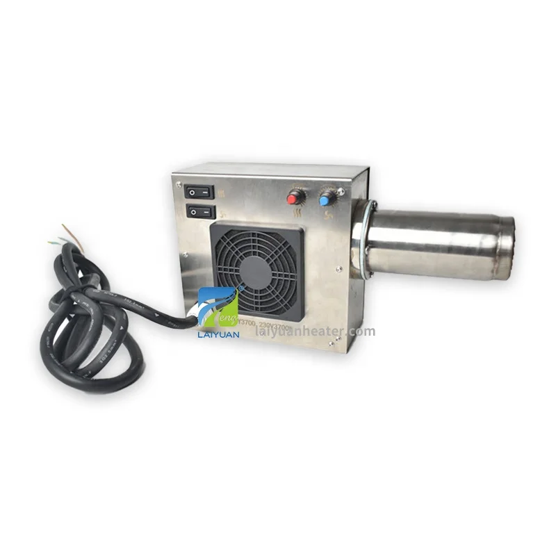 Laiyuan Industrial Electric Hot Wind System Air Heater 230v 3700w Hot Air Welding Gun For Bottle Sealing