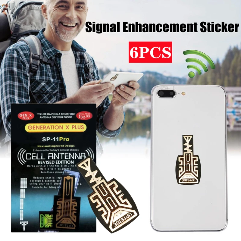 SP11 Pro Antenna Signal Amplifier Mobile Phone Portable Signal Enhancement Stickers Booster for iPhone Samsung Mi Universal 2023