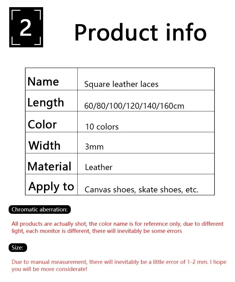 1 Paar flache Schnürsenkel, hochwertige Schnürsenkel aus massivem Leder, klassisch, mehrfarbig, Freizeit, Damen, Herren, Outdoor, Unisex, Sport-Schnürsenkel – Detail 6