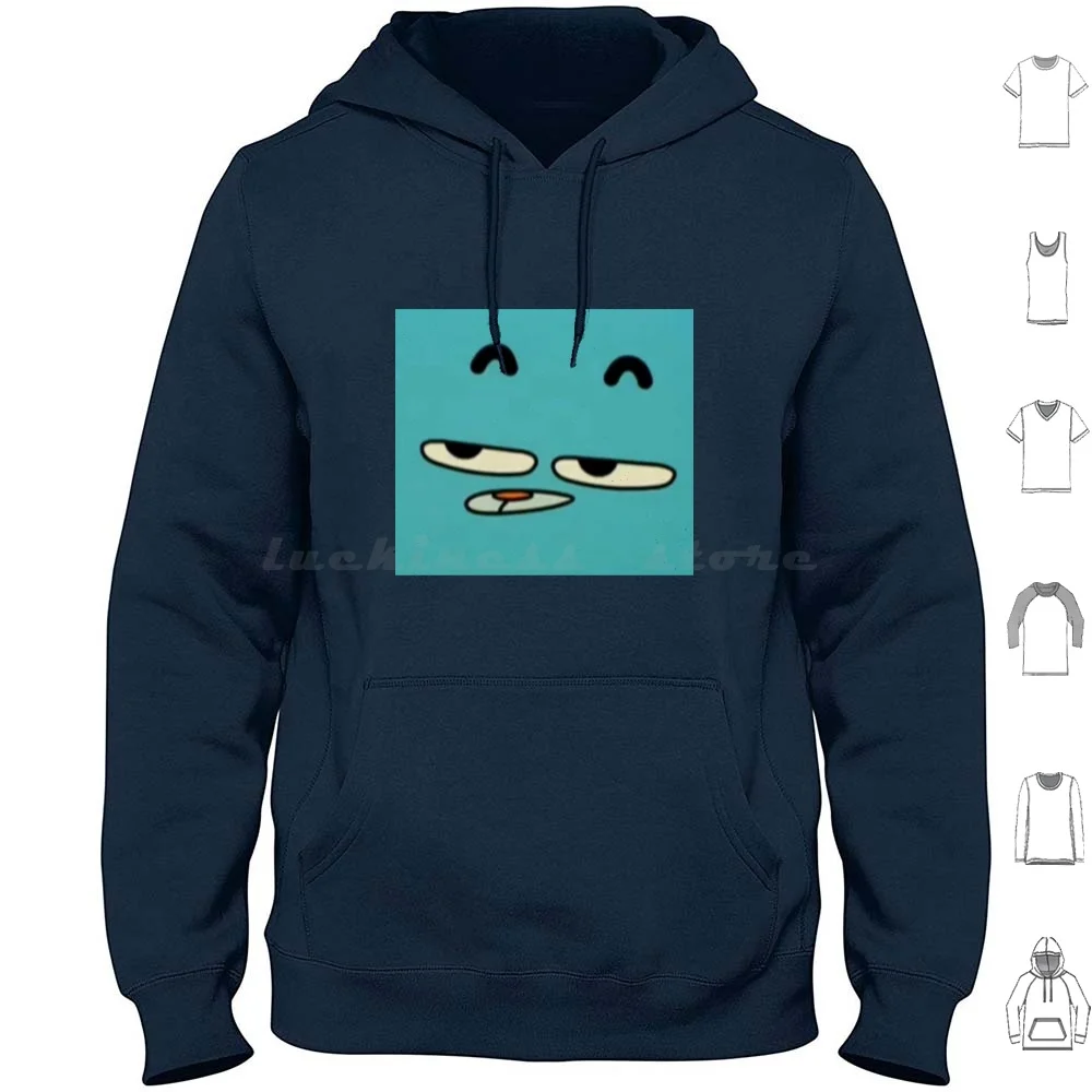 

Gum Hoodies Long Sleeve Gumball Gum Ball Amazing Meme Dank Syndicate Face World