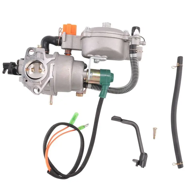 

Комплект для переоборудования на газ (LPG&CNG) с двойным карбюратором GX390 188F для генераторов GX340, GX420, Predator 7000, 8500, 8750, 9000
