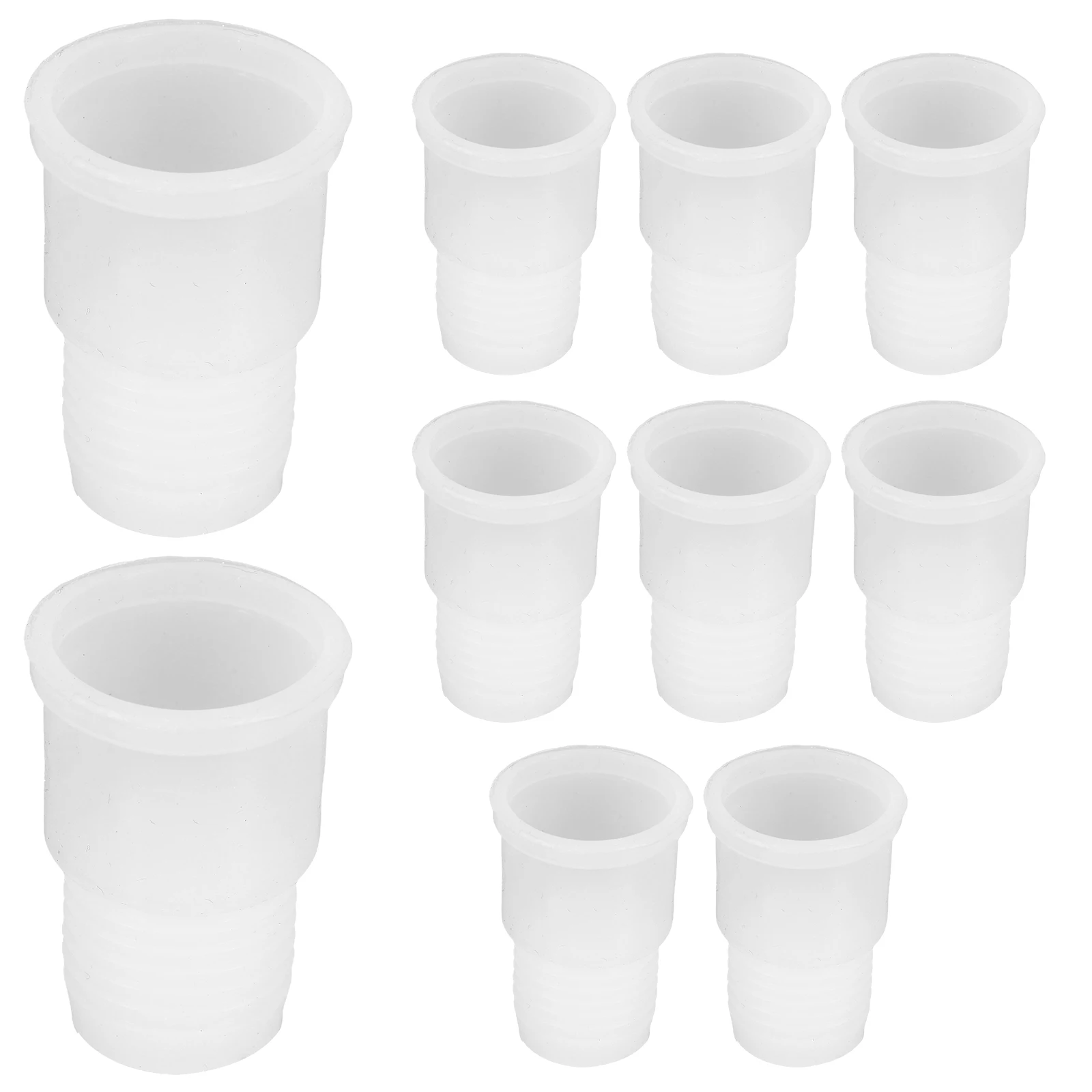 

10pcs Silicone Bottle Stopper Erlenmeyer Flask Water Stoppers Lab Equipment Test Tube Cover Flask Plug Chemical Lab Sealer
