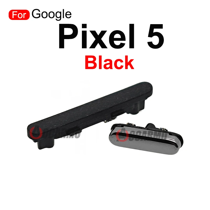 Green Black For Google Pixel 5 6 Pro Volume Up Down Power On Off Side Key Button Replacement Parts