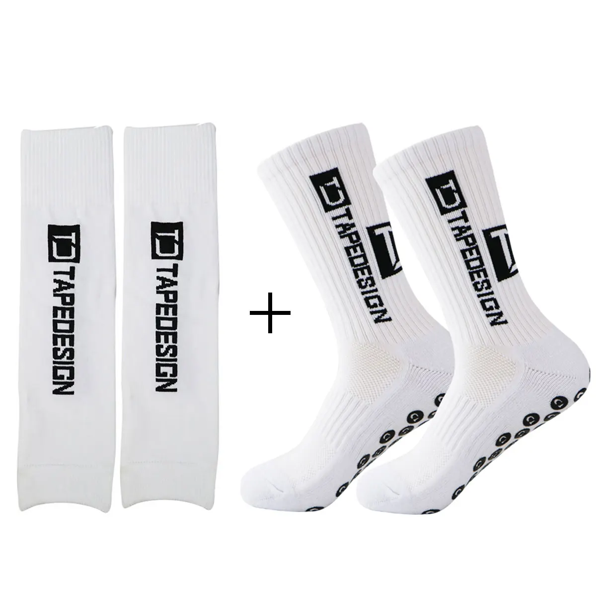 Towel bottom mid tube football socks, moisture absorption and sweat wicking sports socks, wear-resistant and anti slip adhesive