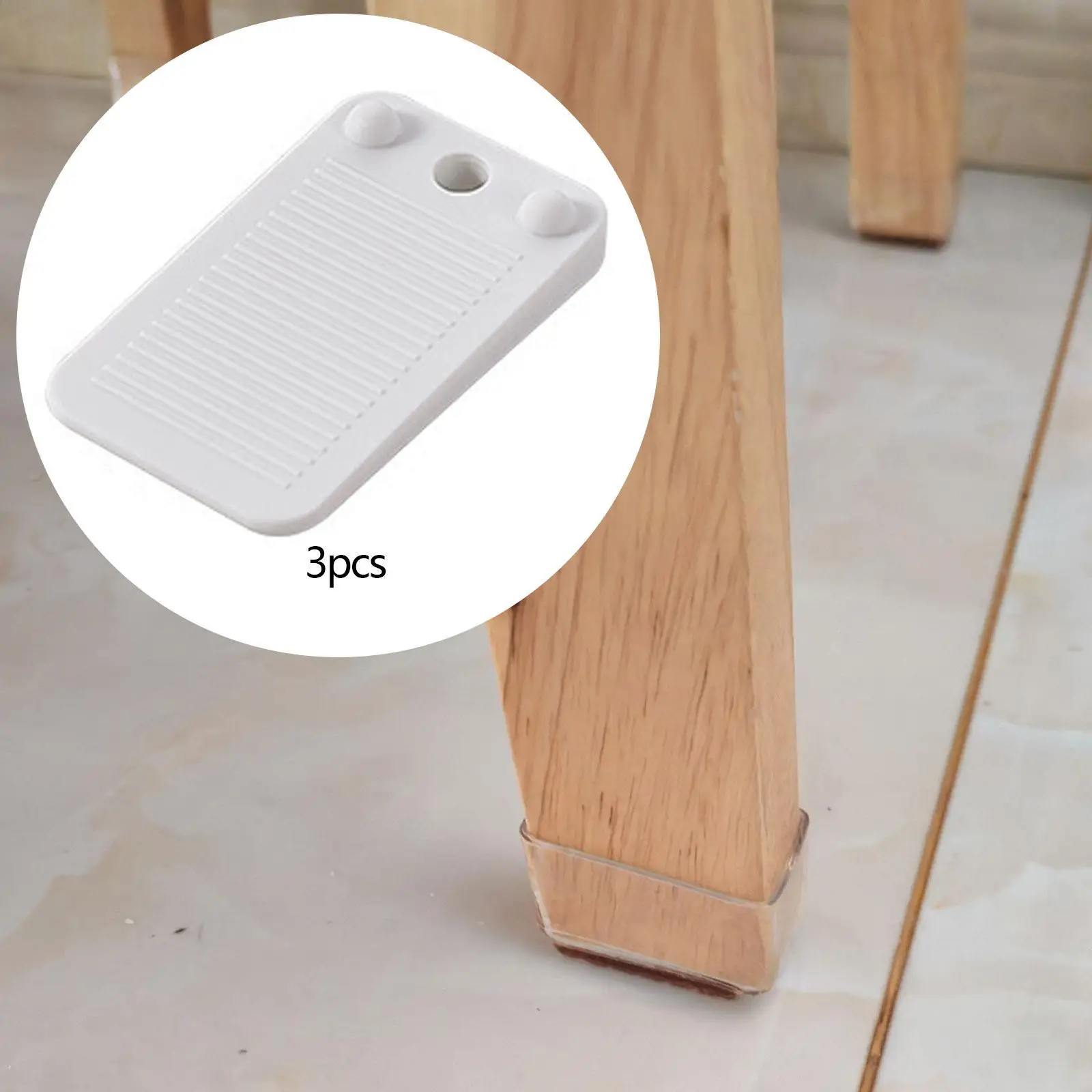 3x Furniture Levelers Shims for Leveling Versatile Fixing Toilet Pads Leveling Shims for Home Improvement for Doors Cabinet