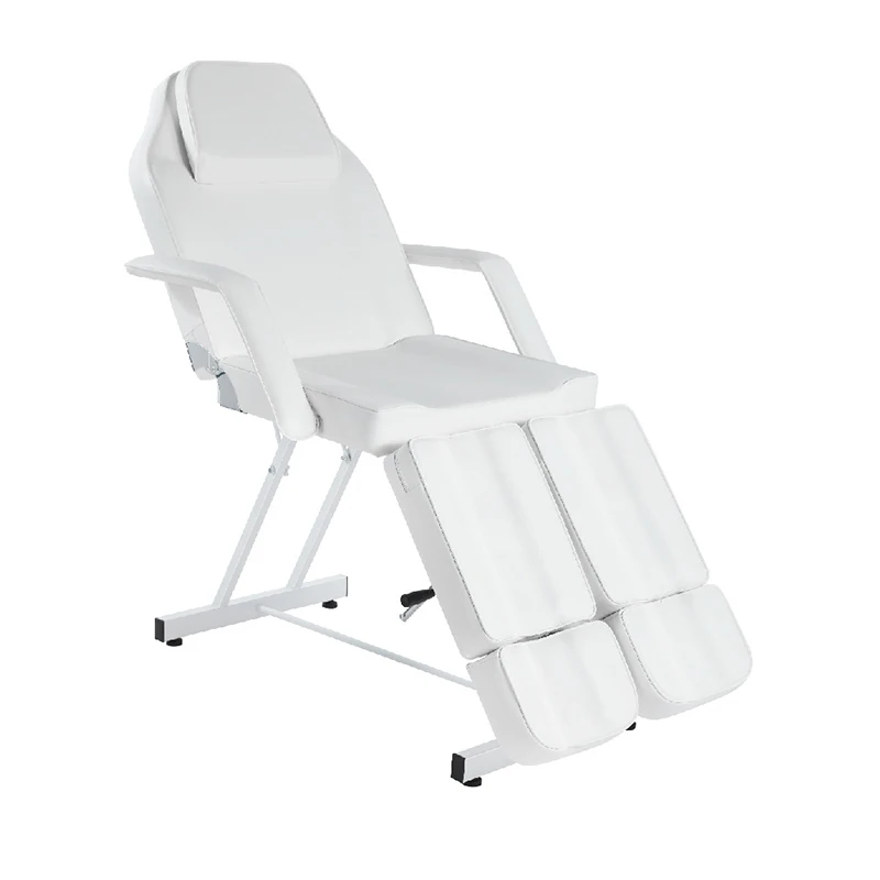 Massage bed, beauty bed, barber chair, black and white massage chair, adjustable split-leg tattoo chair, massage chair