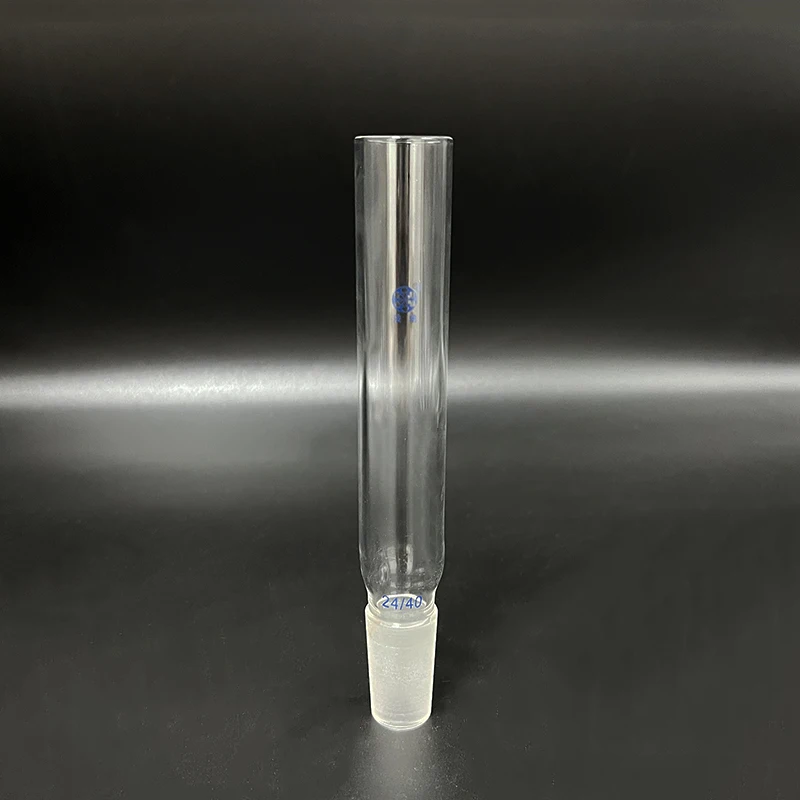 FAPE Adapter with one stopper standard ground male joint, Upper tube, Single vent-plug, Single plug, Borosilicate glass, DSG