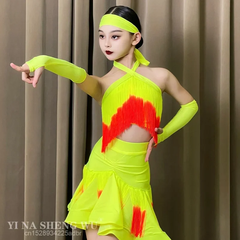 nuovo-costume-da-ballo-latino-giallo-fluorescente-per-ragazze-top-con-frange-e-gonna-abito-da-competizione-latino-per-bambini-vestito-da-ballo-cha-cha-rumba