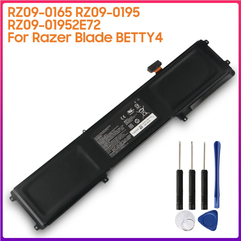 

Original Battery Betty4 RZ09-0165 For Razer Blade RZ09-0195 RZ09-0165 RZ09-01952E72 Authentic Battery 6160mAh