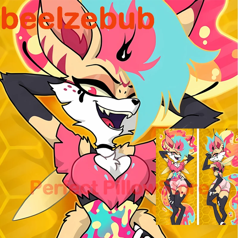 Dakimakura anime beelzebub helluva boss furry Double-sided Print Life-size body pillows cover Adult pillowcase